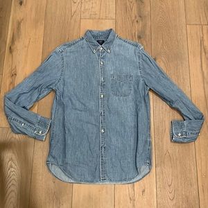 J. Crew Men’s Denim button-down.